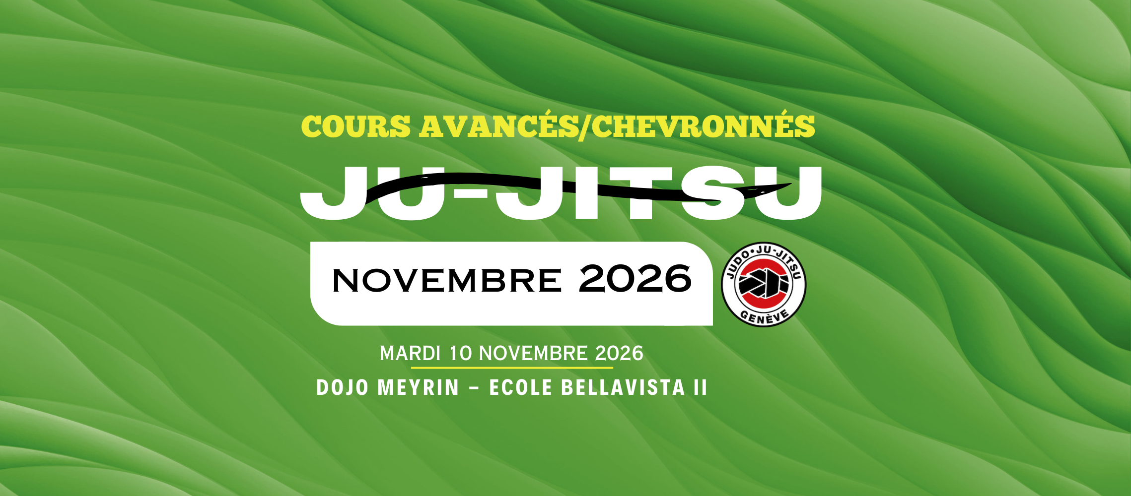 Ju-Jitsu | Entraînement avancés/chevronnés novembre 26